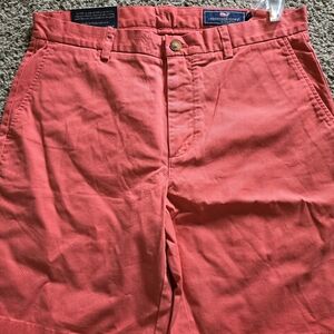 Vineyard Vines Men's Red Flat Front Shorts